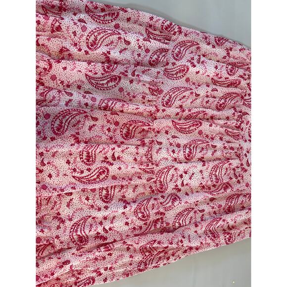 NWT Sugarlips Paisley Floral Maxi Skirt Womens Medium Boho Chic Fairy Festival - Picture 9 of 16